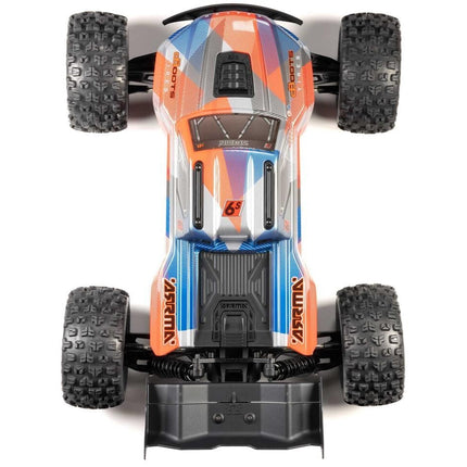 ARRMA 1/8 KRATON 6S 4X4 RTR Brushless Speed Truck, Blue/Orange ARA8608V6T1