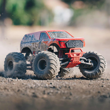Arrma Gorgon 4x2 MEGA 550 Brushed Monster Truck RTR Red ARA3230ST2