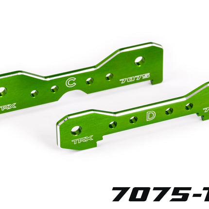 Tie Bars Rear 7075-T6 Aluminum Green-Anodized Sledge TRA9630G