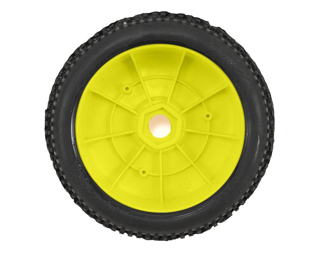 AKA I-Beam 1/8 Buggy Pre-Mounted Tires (Yellow) Medium - Long Wear
