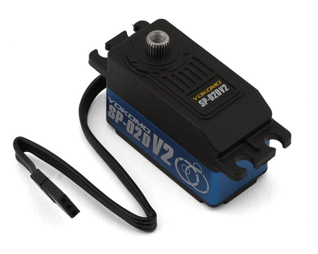 Yokomo SP-02D V2 RWD Digital Low Profile Drift Servo (Blue) YOKSP-02DV2BL