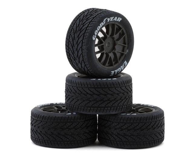 Pro-Line Losi NASCAR 1/12 Goodyear Eagle Pre-Mounted Wet/Rain Tires (4) (Medium)