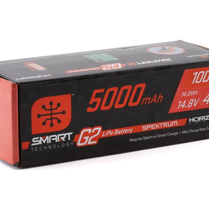 Spektrum RC 4S Smart G2 LiPo 100c Battery Pack (14.8V/5000mAh) w/IC5 Connector