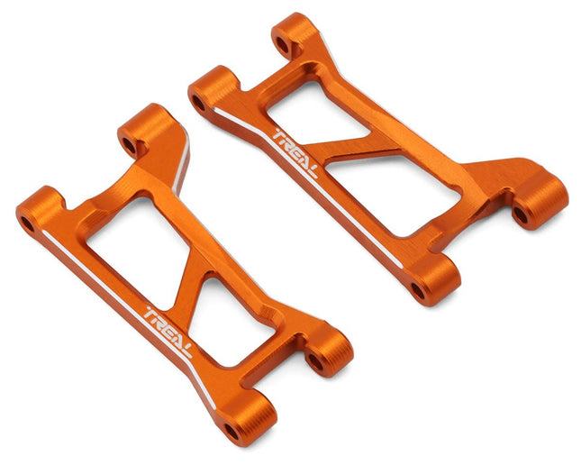 Treal Hobby Aluminum Front Upper Suspension Arm Set Traxxas Mini Maxx Orange