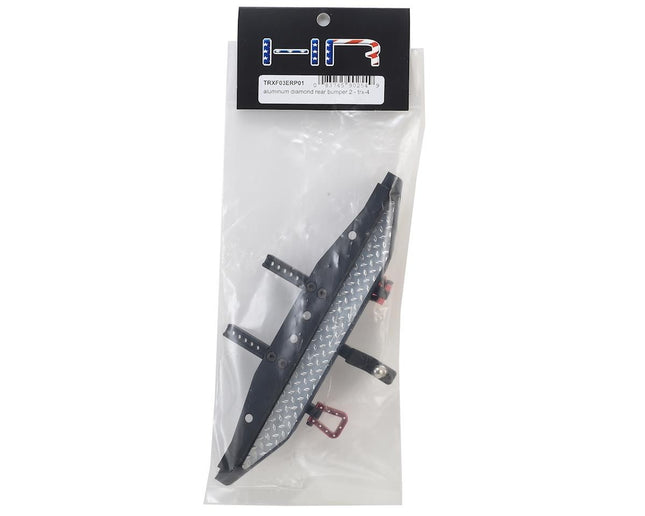 Hot Racing TRXF03ERP01 Aluminum Diamond Rear Bumper for Traxxas TRX-4