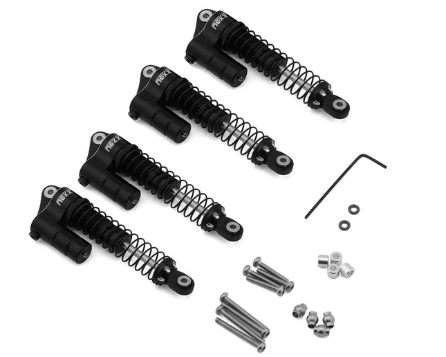 NEXX Racing Redcat Ascent-18 59mm Aluminum Oil-Filled Reservoir Shocks Black