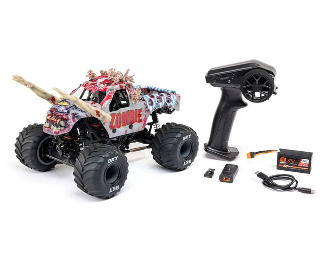 Losi 1/18 Mini LMT 4X4 Brushed RTR Monster Truck (Zombie) LOS01026T4