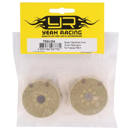 Yeah Racing Brass Outer Portal Drive Housing for Traxxas TRX-4 (2) (118g)