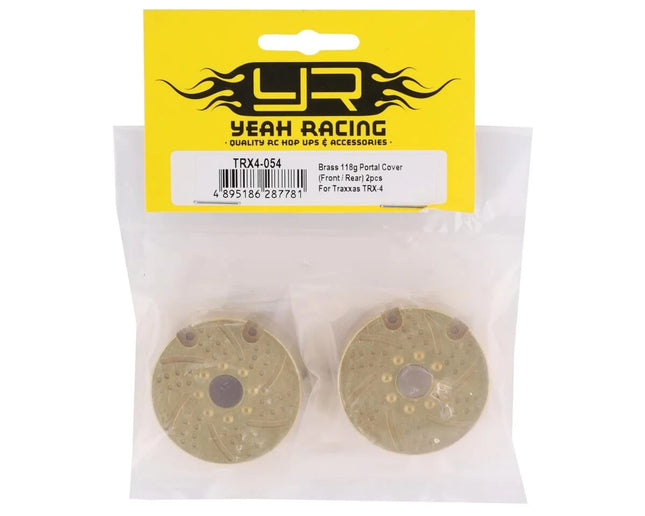 Yeah Racing Brass Outer Portal Drive Housing for Traxxas TRX-4 (2) (118g)