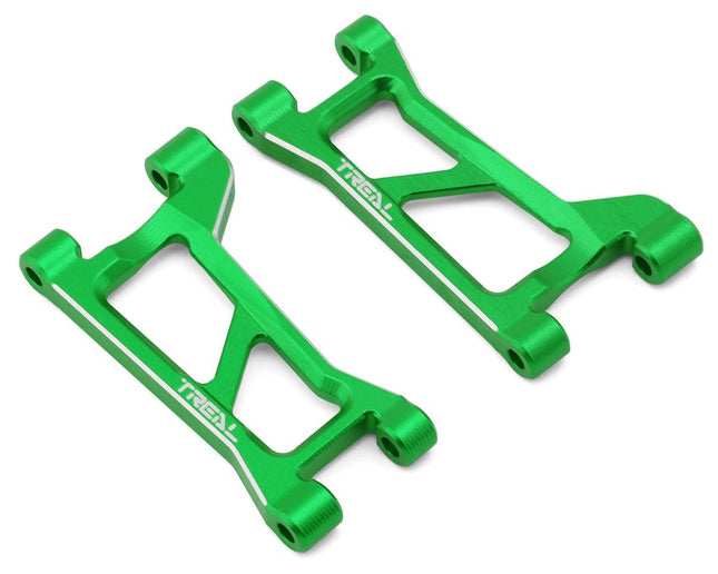 Treal Hobby Aluminum Front Upper Suspension Arm Set Traxxas Mini Maxx Green