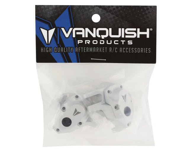 Vanquish Products F10 Portal Aluminum Front Knuckle Set Silver 2pc VPS08641