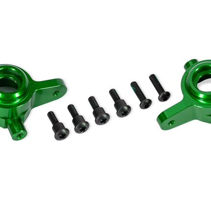 Traxxas 9064-GRN Aluminum Green Steering Blocks (L&R) TRA9064GRN