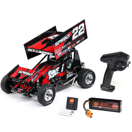Losi 22S 1/10 Brushless 2WD RTR Sprint Car Red w/Battery & Charger LOS2359