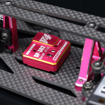 Yokomo DPP-302V4PL DP-302 V4 Drift Steering Gyro (Pink) YOKDPP-302V4PL