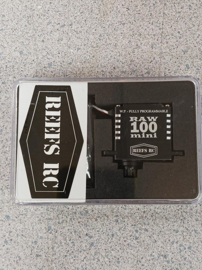 Reefs RC Raw 100 Mini Black Servo Programmable REEFS135 Brand New!!