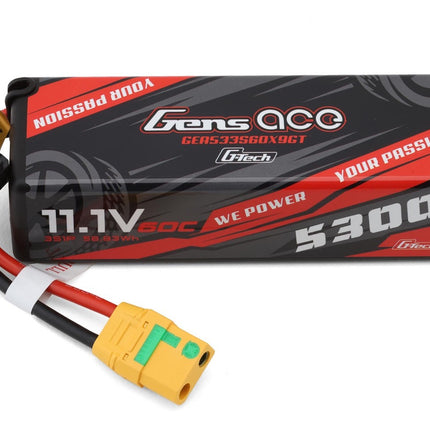 Gens Ace G-Tech Smart 3S LiPo Battery 60C (11.1V/5300mAh) w/XT-90 Connector 