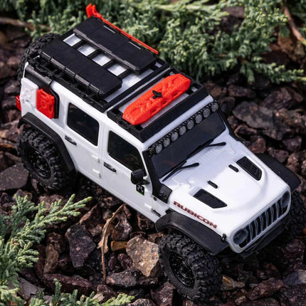 Axial SCX30 Jeep Wrangler JLU 1/30 4WD RTR Scale Mini Crawler White AXI2261T2