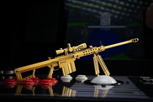 Goat Guns 1/3 Scale Die Cast Barrett .50Cal Model, Gold