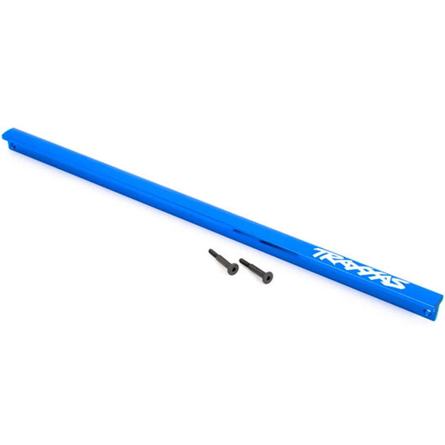 Traxxas 9523X Blue Alum Center Chassis Brace T-Bar for Sledge