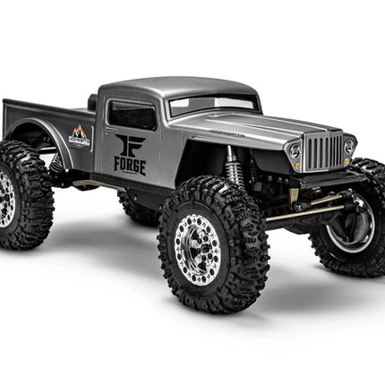 JConcepts The Forge 1/10 Rock Crawler Pre-Trimmed Body (12.3") (Clear) JCO0666
