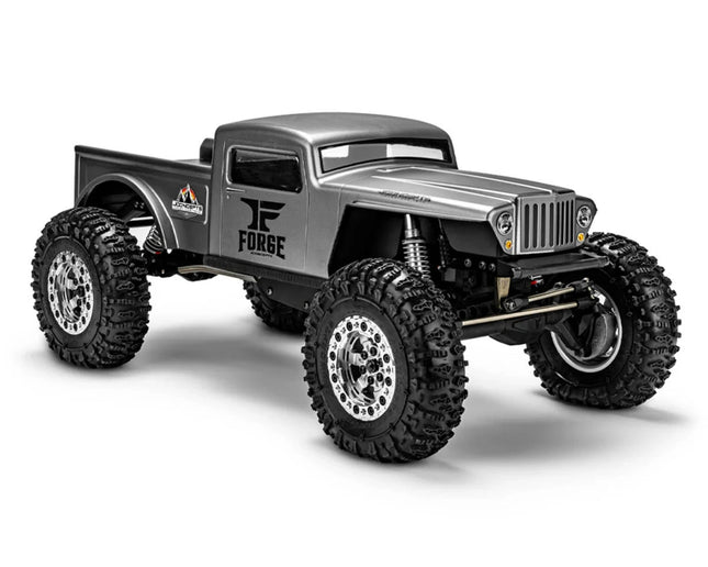 JConcepts The Forge 1/10 Rock Crawler Pre-Trimmed Body (12.3") (Clear) JCO0666