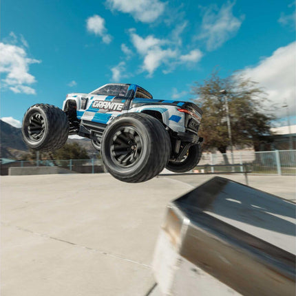 Arrma Granite Mega 665 1/10 4WD Electric Monster Truck Blue w/SLT2 2.4GHz Radio