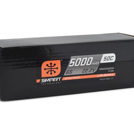 Spektrum RC 6S Smart 50C LiPo Battery Pack w/IC5 Connector 22.2V/5000mAh New!!