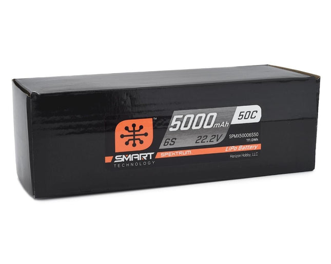 Spektrum RC 6S Smart 50C LiPo Battery Pack w/IC5 Connector 22.2V/5000mAh New!!