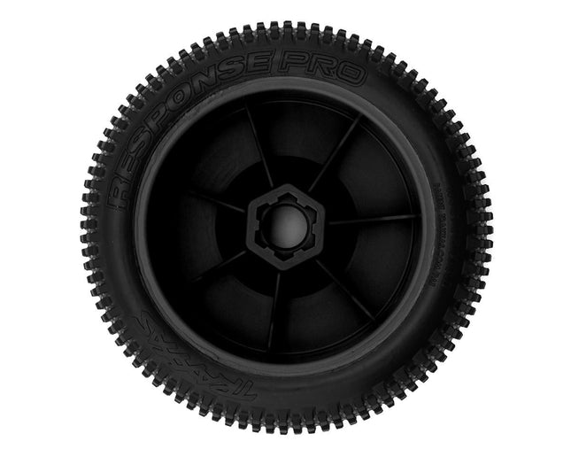 Traxxas 9074-BLK Jato 4x4 Response Pro Pre-Mounted Tires w/Dish Wheels Black