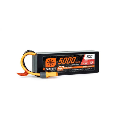 Spektrum RC 4S Smart G2 LiPo 50C Battery Pack (14.8V/5000mAh) w/IC5 Connector