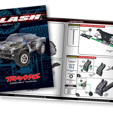 Traxxas 58214-4 Slash® 1/10 Electric 2WD Short Course Truck Kit (Clear) w/XL-5™ ESC & TQ™ 2.4GHz Radio TRA58214-4