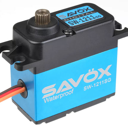 Savox Waterproof Aluminum Case Digital Steel Gear Servo SW-1211SG