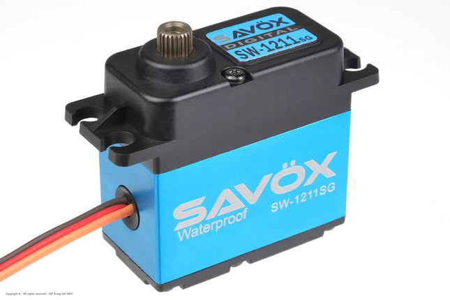 Savox Waterproof Aluminum Case Digital Steel Gear Servo SW-1211SG