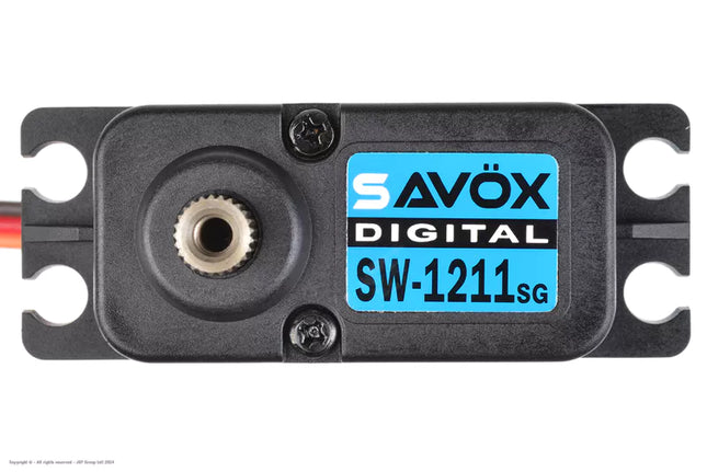 Savox Waterproof Aluminum Case Digital Steel Gear Servo SW-1211SG