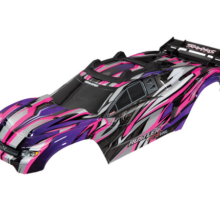 Traxxas 6717P Rustler 4X4 VXL Pre-Painted Body w/Clipless Mounting Pink TRA6717P