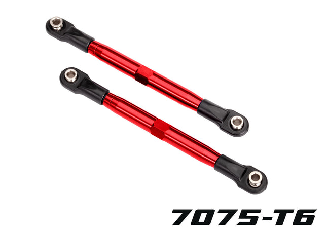 Traxxas 6742R Rustler 4X4 87mm Aluminum Toe Link Red TRA6742R