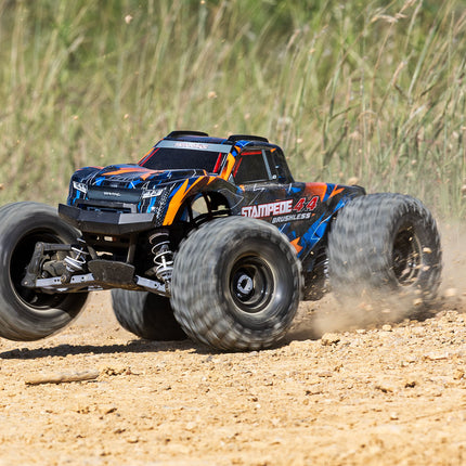Traxxas 67454-4 Stampede® 4x4 VX3 1/10 RTR 4WD Brushless Monster Truck w/VX3 ESC, TQi™ Sport 2.4GHz Radio & TSM® (Various Colors) TRA67454-4