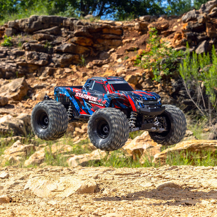 Traxxas 67454-4 Stampede® 4x4 VX3 1/10 RTR 4WD Brushless Monster Truck w/VX3 ESC, TQi™ Sport 2.4GHz Radio & TSM® (Various Colors) TRA67454-4