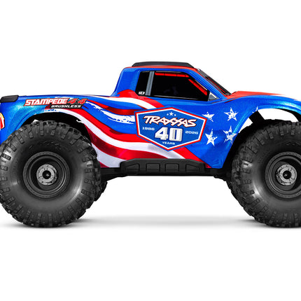 Traxxas 67454-4 Stampede® 4x4 VX3 1/10 RTR 4WD Brushless Monster Truck w/VX3 ESC, TQi™ Sport 2.4GHz Radio & TSM® (Various Colors) TRA67454-4