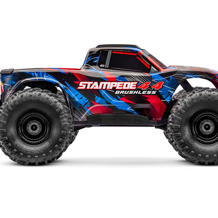 Traxxas 67454-4 Stampede® 4x4 VX3 1/10 RTR 4WD Brushless Monster Truck w/VX3 ESC, TQi™ Sport 2.4GHz Radio & TSM® (Various Colors) TRA67454-4