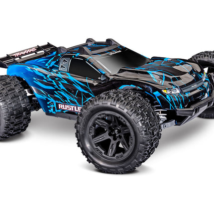 Traxxas 67464-4 Rustler® 4x4 VX3 1/10 RTR 4WD Brushless Stadium Truck w/VX3 ESC, TQi™ Sport 2.4GHz Radio & TSM® (Various Colors) TRA67464-4