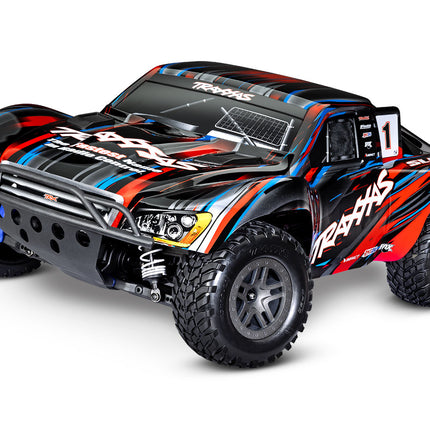 Traxxas Slash BL-2S 1/10 RTR 4X4 Brushless Short Course Truck w/BL-2S ESC & TQ 2.4GHz Radio TRA68154-4
