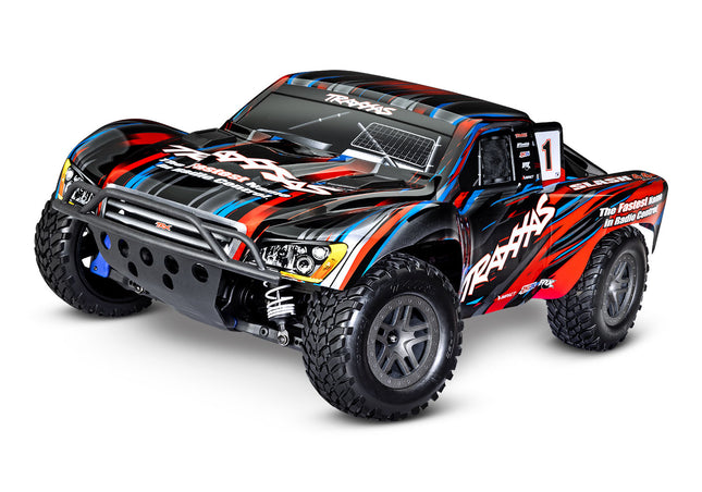 Traxxas Slash BL-2S 1/10 RTR 4X4 Brushless Short Course Truck w/BL-2S ESC & TQ 2.4GHz Radio TRA68154-4