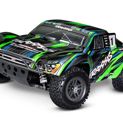 Traxxas Slash BL-2S 1/10 RTR 4X4 Brushless Short Course Truck w/BL-2S ESC & TQ 2.4GHz Radio TRA68154-4