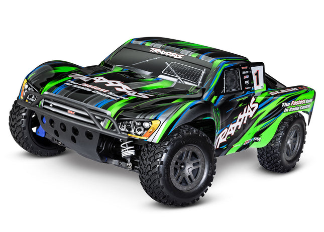 Traxxas Slash BL-2S 1/10 RTR 4X4 Brushless Short Course Truck w/BL-2S ESC & TQ 2.4GHz Radio TRA68154-4