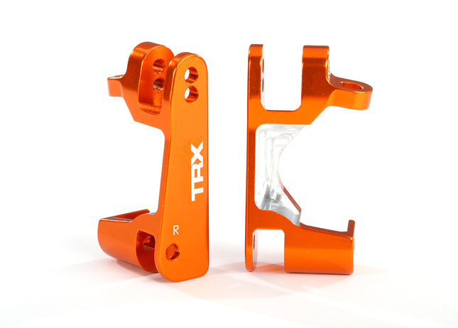 Traxxas 6832A Aluminum Caster Block Set Orange TRA6832A