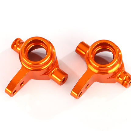 Traxxas 6837A Aluminum Steering Block Set Orange TRA6837A