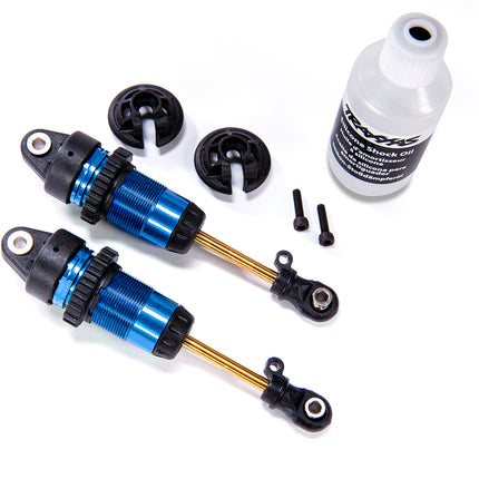 Traxxas 7461 Complete GTR Long Shocks w/Ti-Nitride Shafts Blue TRA7461