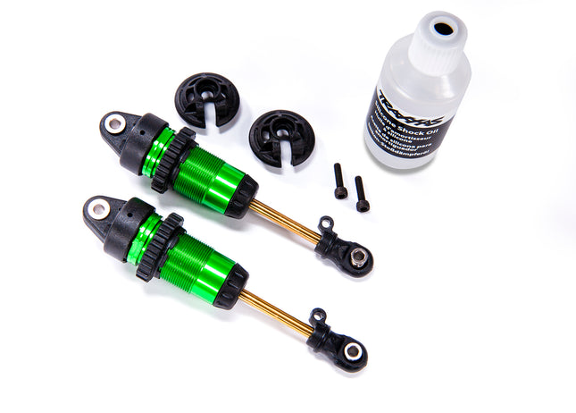 Traxxas 7461G Complete GTR Long Shocks w/Ti-Nitride Shafts Green TRA7461G