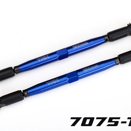 Traxxas 7748X Toe Links X-Maxx Tubes Blue-Anodized 7075-T6 Aluminum TRA7748X